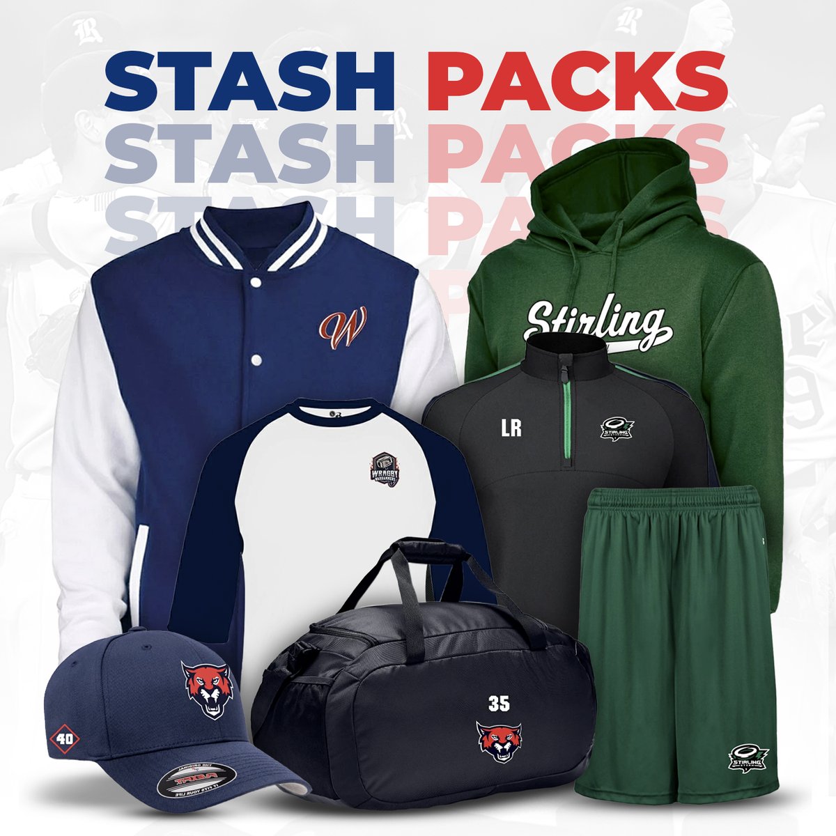 Stash packs now available 🚨 

Look good, play good with our stash packs 😎 

Choose your pack today, link in bio 🛒