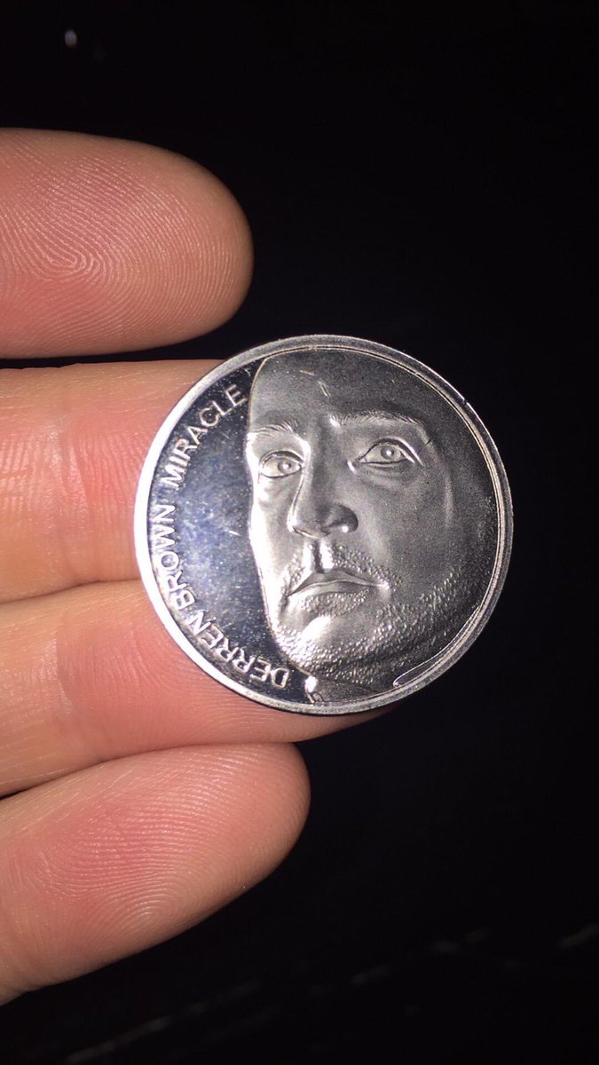 Dj Damo (@djdamo) on Twitter photo 6 years ago today I was given this coin by <a href="/DerrenBrown/">Derren Brown</a> 🪙. Looking forward to seeing you again end of the month 🙌🏻 6 years ago today I was given this coin by <a href="/DerrenBrown/">Derren Brown</a> 🪙. Looking forward to seeing you again end of the month 🙌🏻