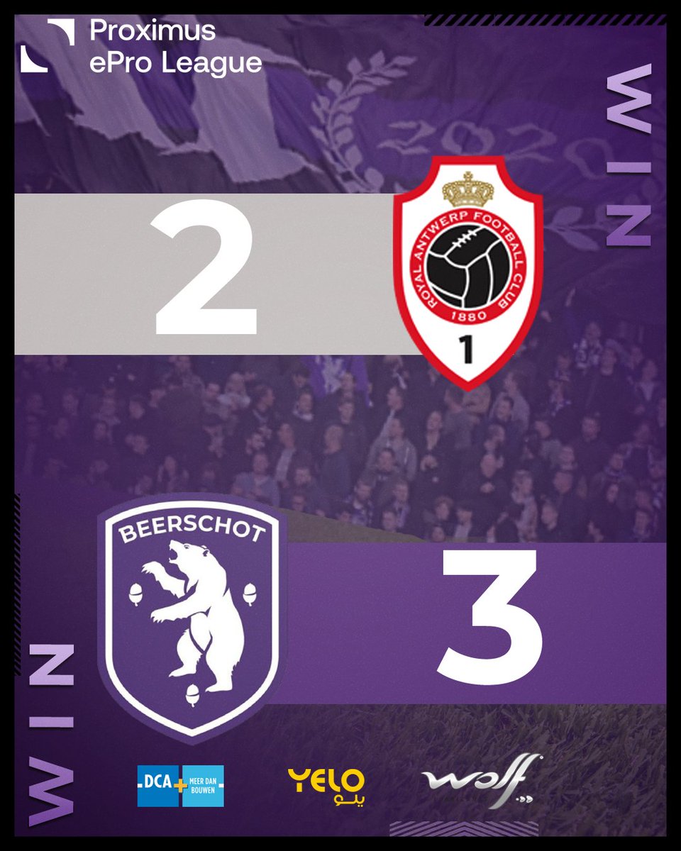 🟣⚪A DERBY VICTORY 🟣⚪

We win 2-3 in the ePro League in a game that was important for so many reasons💪

#eProLeague #ANTBEE