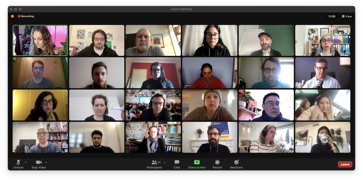 41 people in attendance already, from all over the world, including Ukraine. This movement is alive and well and ready to respond to the moment. 

I'm not happy about the reason, but I am happy we are together.