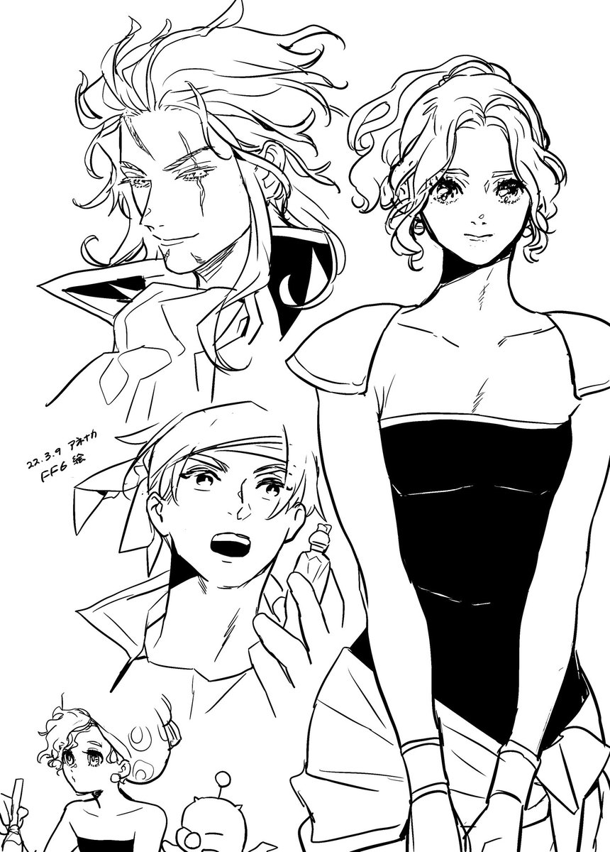 FF六らくがき☺︎ 