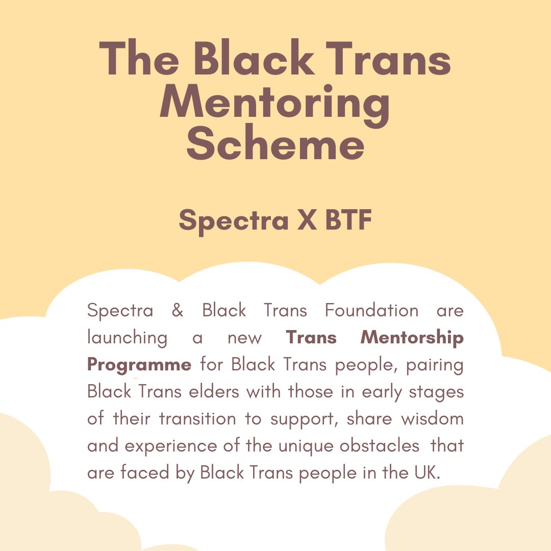 BlackTransUK's tweet photo. We are proud to announce that we are launching a new service in collaboration with @STransservices : The Black Trans mentoring scheme! https://t.co/zVVLUeXuoP