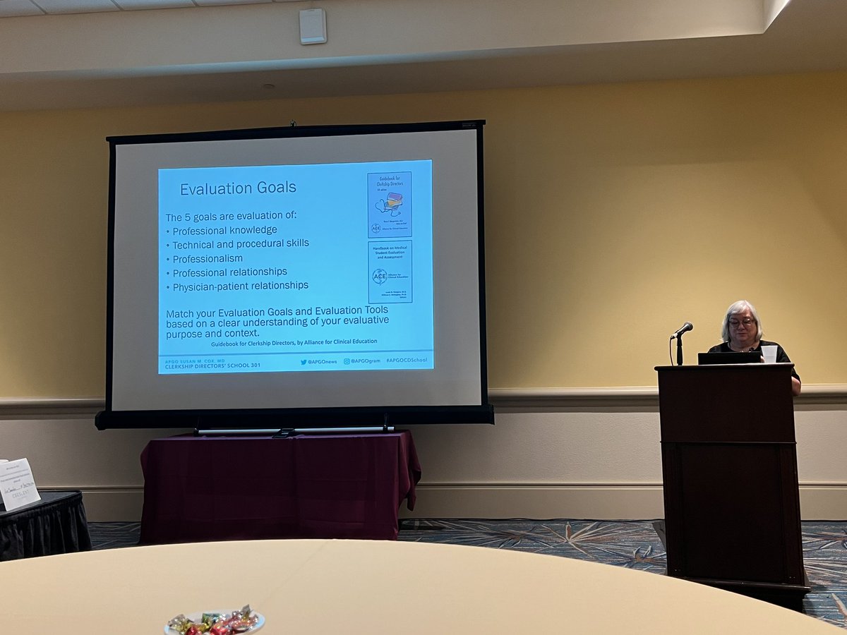 cmmorosky's tweet photo. A heated debate on Tiered Grading! Dr @susanmcox3 introduces the concept, and our great debaters Dr. @TammySonn1203 and Dr. @BaecherLind make good arguments on both sides. What do you do for your #OBGYN clerkship grades? @apgonews #MedEd #APGOCDSchool https://t.co/XdGBbCTltn
