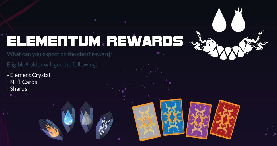 CHEST REWARD INCLUSIONS 🔥🔥🔥

For $RELM and NFT Avatar Holders 

🎁 3 Lucky Winners Will Receive
 5 $RVRSE 

✅Must Tag 10 Friends
✅Follow <a href="/RealELementuM/">ELEMENTUM RELMVERSE</a> 
✅Like and Retweet 

#NFT #Metaverse #P2E #XRPLcommunity #ELEMENTUM #RELMVERSE