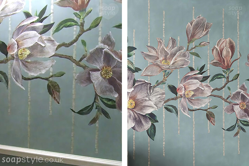 WallpaperPlace's tweet photo. SPOTTED: Magnolia Frieze from the Folium collection by Osborne &amp; Little. Seen in Gray's house in 
@bbceastenders. Beautiful!

Shop the look here: https://t.co/DYx3rL9LZ3.

Credit: @SoapStyleUK.

#Folium #MagnoliaFrieze #OsborneandLittle #Eastenders https://t.co/Bnnu28alN9