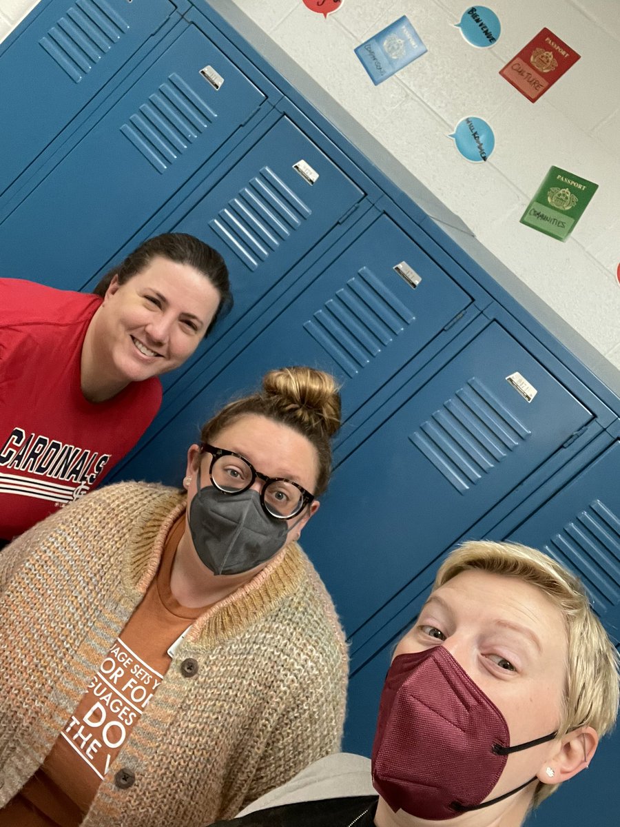 Happy World Language Week from 3/5 of the World Language Department at FHC! <a href="/FHSDWL/">WorldLanguageFHSD</a>