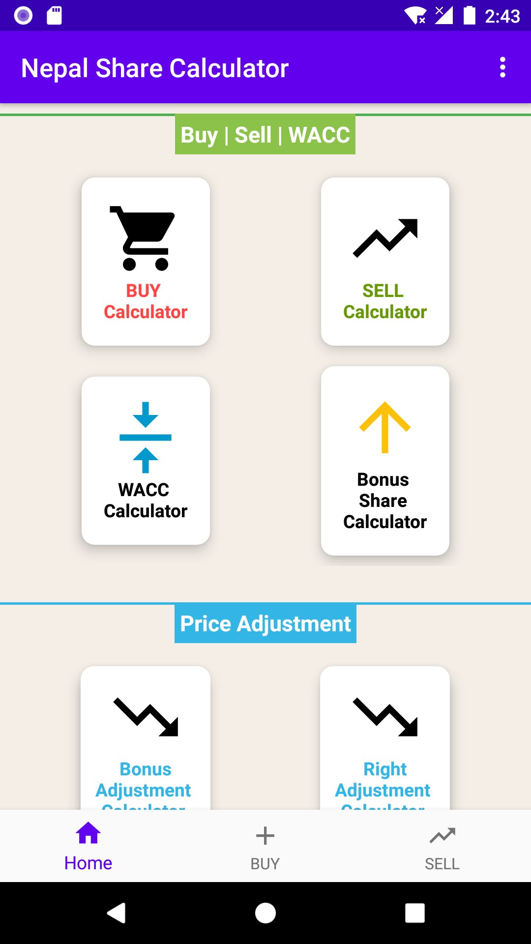 Nepal Share Calculator (sharecalculator) / Twitter