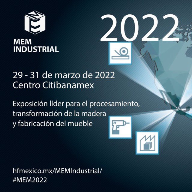 calegris's tweet photo. ¡No lo olvides! Pronto nos volveremos a ver en la @MEM_industrial tendremos gratas sorpresas que impulsarán la productividad de tu negocio.
#AhiNosVemos #Madera #Expo #Biesse https://t.co/oTkgmG4Yb2