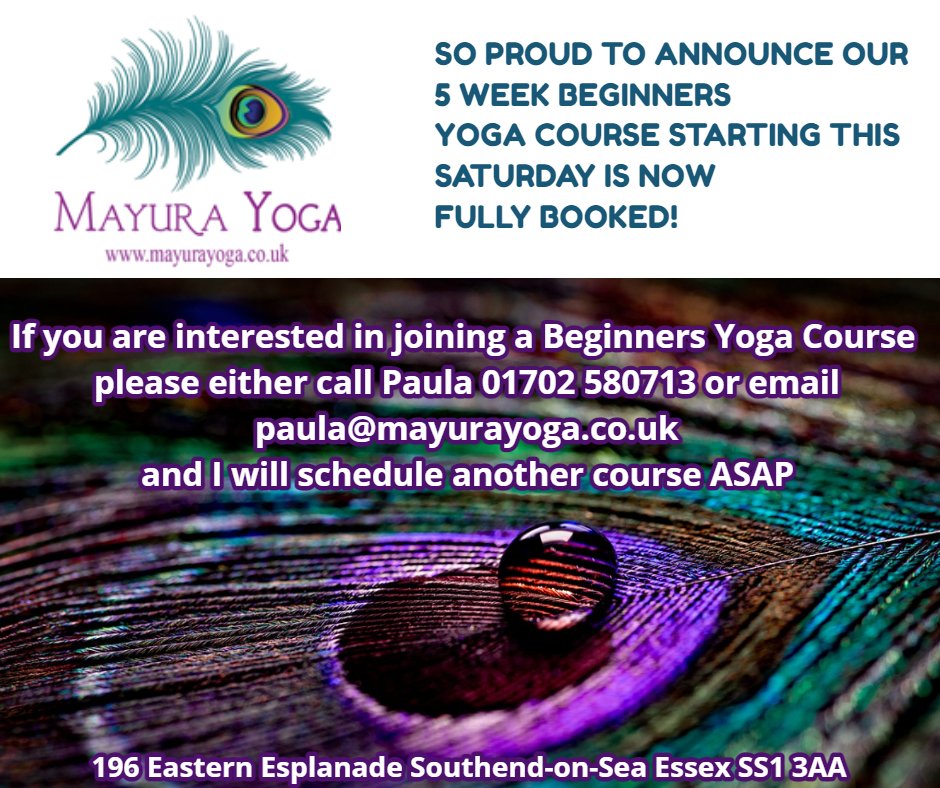 Please follow <a href="/MayuraYoga/">Mayura Yoga Studio</a> and let me know if you would be interested in the next 5-week Beginners Yoga Course. #yoga #fitness #yogapractice #yogainspiration #yogalife #namaste #health #healthylifestyle #beginnerscourse #southend #essex #southendonsea #leighonsea #westcliffonsea