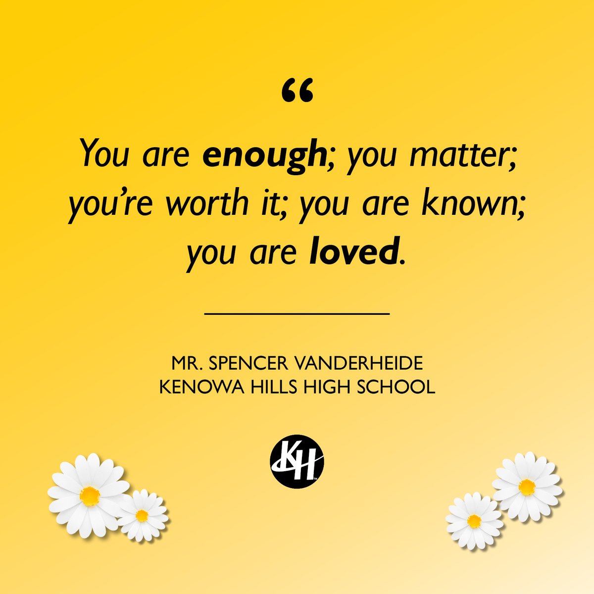 Kenowa Hills Public Schools 💛🖤 tweet media