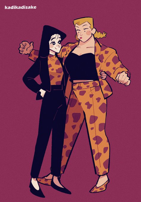 ななこおねいさんとしのぶちゃん🐆 