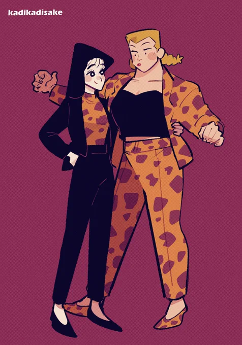 ななこおねいさんとしのぶちゃん🐆 