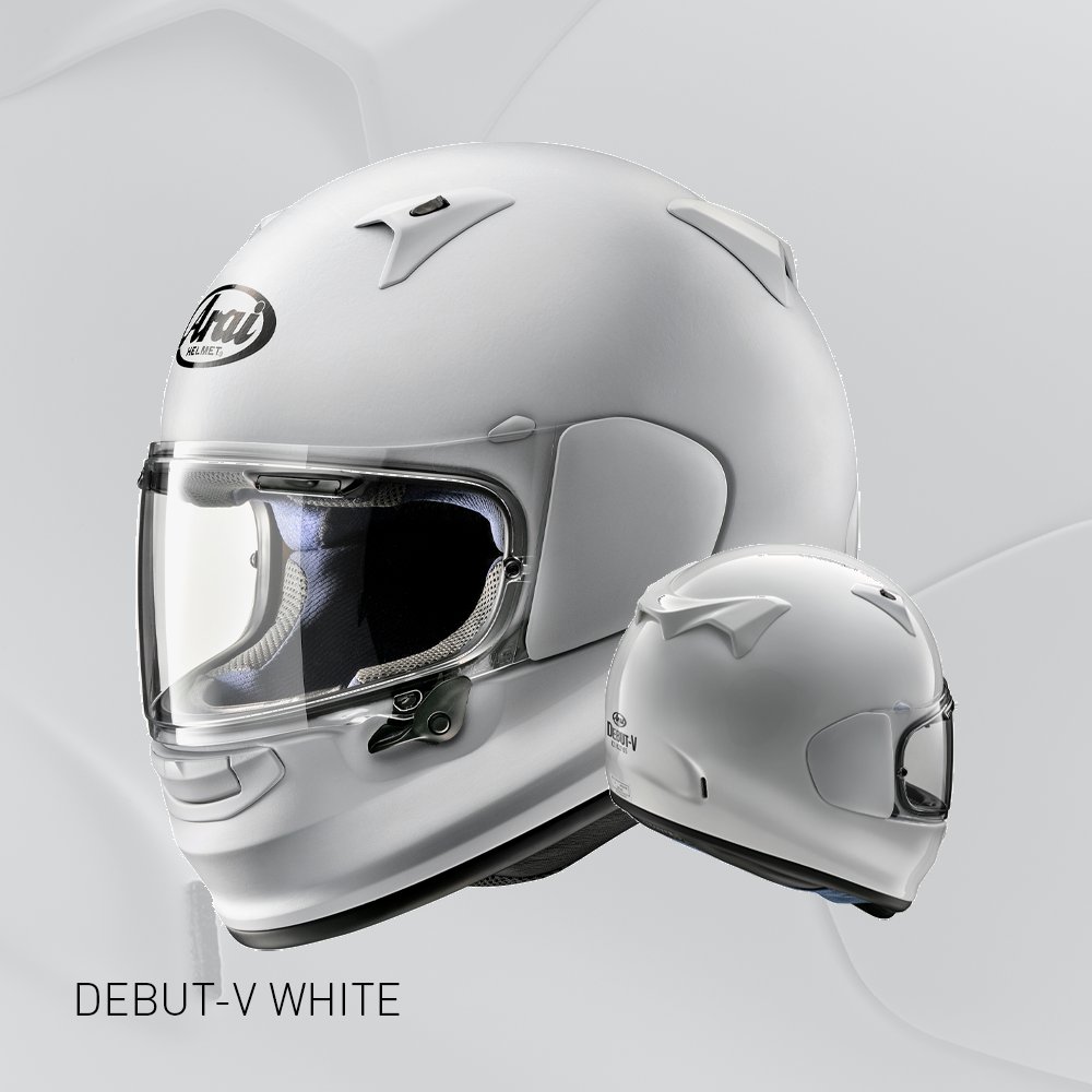 Exclusive to the UK, the Debut-V helmet is suitable for everyday riding, scooters and even superbikes. Find out more at whyarai.co.uk #WhyArai