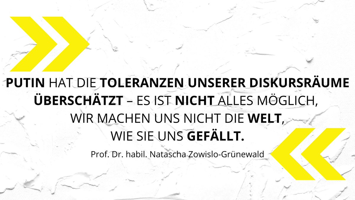 "Zeitenwende" ist das Wort der Stunde, nachdem Putin einen Angriffskrieg auf die #Ukraine begonnen hat. Wie macht sich diese Zeitenwende kommunikativ bemerkbar? Im neuen #Politsnack analysiert Prof. Dr. Zowislo-Grünewald <a href="/stratcomm_mgmt/">Natascha Zowislo-Grünewald</a> die Lage 👉 adenauercampus.de/-/kommunikativ…