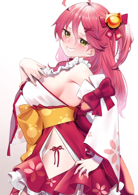 サービスだにぇ♪
#miko_Art 