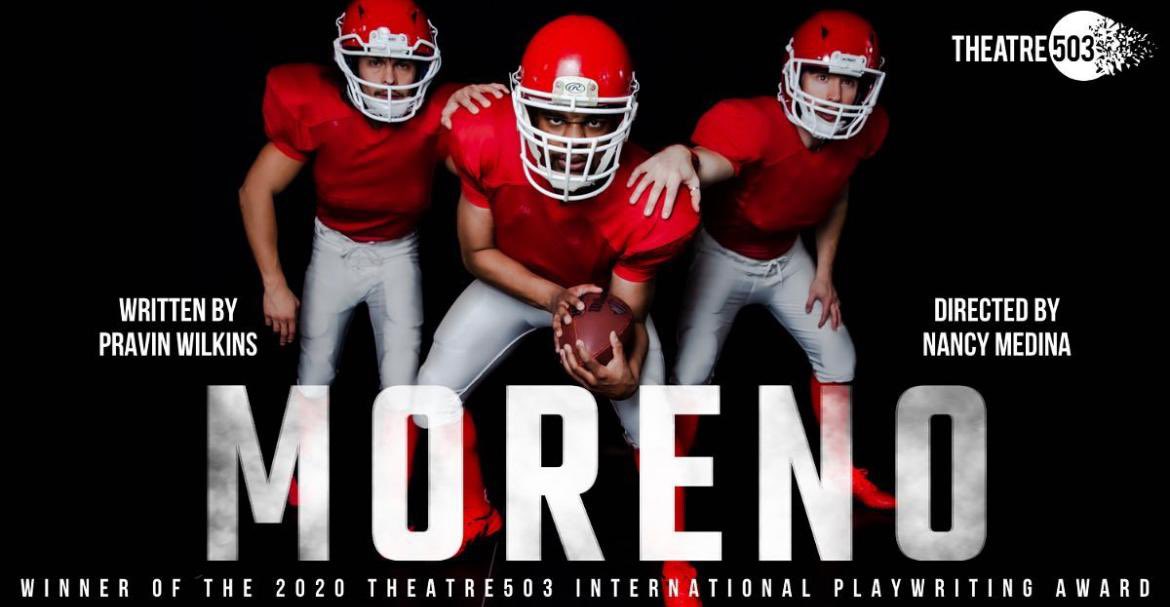 A los latinos que están en Londres, vean #Moreno <a href="/theatre503/">Theatre503</a> , una historia sobre racismo en 🇺🇸 contada a partir de un momento icónico en el fútbol 🏈 de manera creativa y muy dinámica. En el papel de Luis Moreno <a href="/capitanviveros/">Sebastián Capitán Viveros</a> talento mexicano. Imperdible <a href="/alfonsocuaron/">Alfonso Cuaron</a>