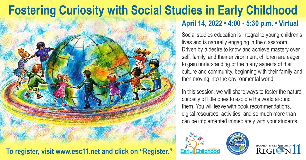 Join <a href="/MrsNicoleAdkins/">Nicole Adkins</a> and I in April to explore fostering curiousity in our littles!
registration.esc11.net/catalog/sessio…