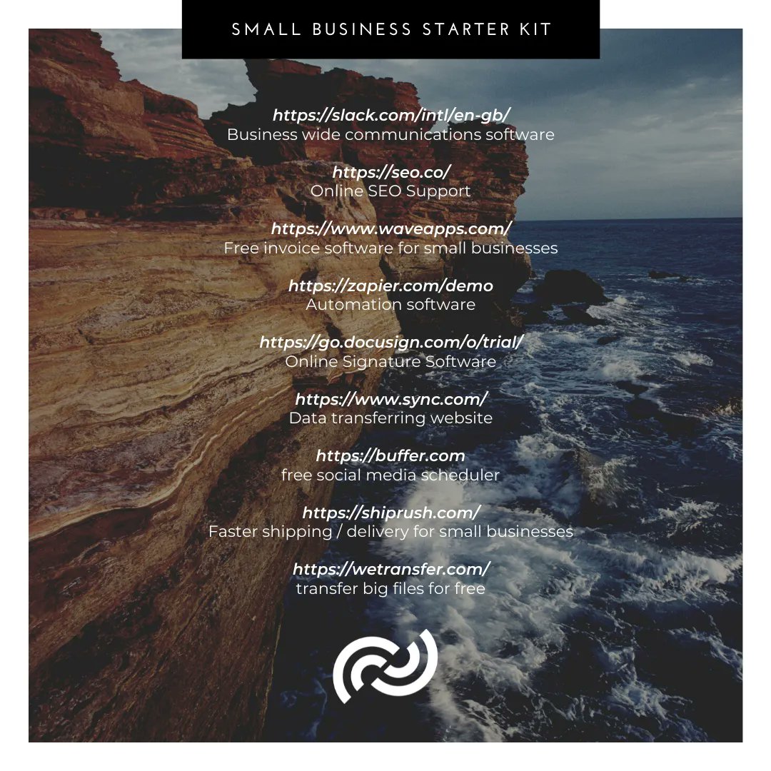 Adeptcts's tweet photo. Small Business just starting out? 

Need a bit of a push in the right direction? here are a list of websites commonly used by Starting Entrepreneurs or Small businesses. 

We have more coming through the month so stay tuned 
#SmallBusiness #StarterKit #Websites #IT #Support https://t.co/0dPCwx8xn4