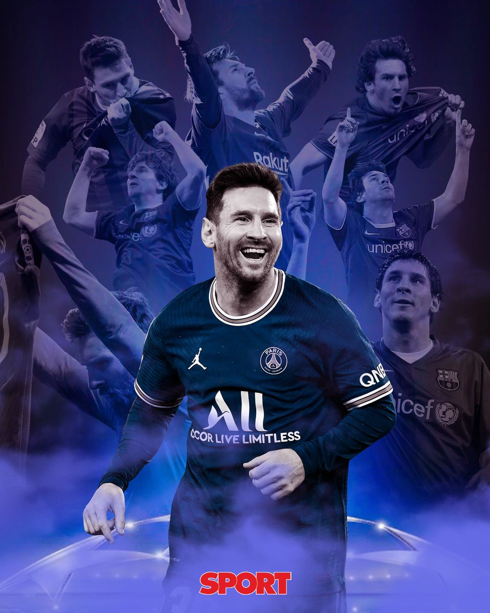 sport's tweet photo. #MadridPSG ⚔️

🔥 ¿Volverá Leo Messi a hacer historia en el Santiago Bernabéu?

🔁 Sí 
❤️ No https://t.co/2kGvS1ikqY