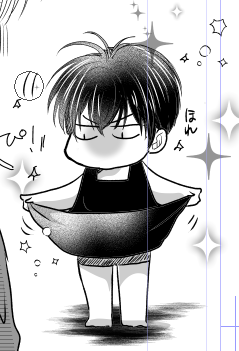 たくさんのRT♥いいね有難うございます～
たどつちでこんなに反応いただけたの初めてかもしれない💕嬉しい💕\( 'ω')/
エプロンをピ!ってやるシーン結構お気に入りだったんですが、やっぱり三白眼かな…と思って地味に描き直しました💦 https://t.co/2GnC5PRoxv 