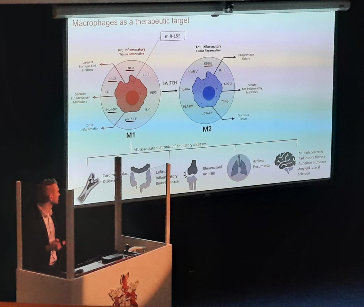 McCoy Lab (@rcsi_mccoylab) on Twitter photo Stephen gave a great talk about Arg2 TSBs in human macrophages at #RCSIResearchDay2022 today
Great talk <a href="/sfitzsimons081/">Stephen Fitzsimons</a> !!!🎉
<a href="/RCSI_Irl/">RCSI</a> <a href="/RCSI_postgrad/">RCSI PG Research</a> <a href="/clairemccoy_dub/">Claire McCoy</a> <a href="/RCSIPharmBioMol/">RCSI School of Pharmacy and Biomolecular Sciences</a> <a href="/RCSI_Research/">RCSI Research and Innovation</a> Stephen gave a great talk about Arg2 TSBs in human macrophages at #RCSIResearchDay2022 today
Great talk <a href="/sfitzsimons081/">Stephen Fitzsimons</a> !!!🎉
<a href="/RCSI_Irl/">RCSI</a> <a href="/RCSI_postgrad/">RCSI PG Research</a> <a href="/clairemccoy_dub/">Claire McCoy</a> <a href="/RCSIPharmBioMol/">RCSI School of Pharmacy and Biomolecular Sciences</a> <a href="/RCSI_Research/">RCSI Research and Innovation</a>