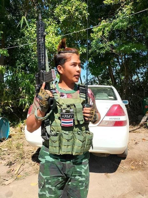 ZawLinHtin, CDM teacher, was killed by SAC Terrorists’ sniper during a Clash between military council and anti-coup forces at LingphonLay Crossroads,Loikaw Tsp,Kayah state. #HoldJuntaAccountable  #2022Mar9Coup #WhatsHappeningInMyanmar
