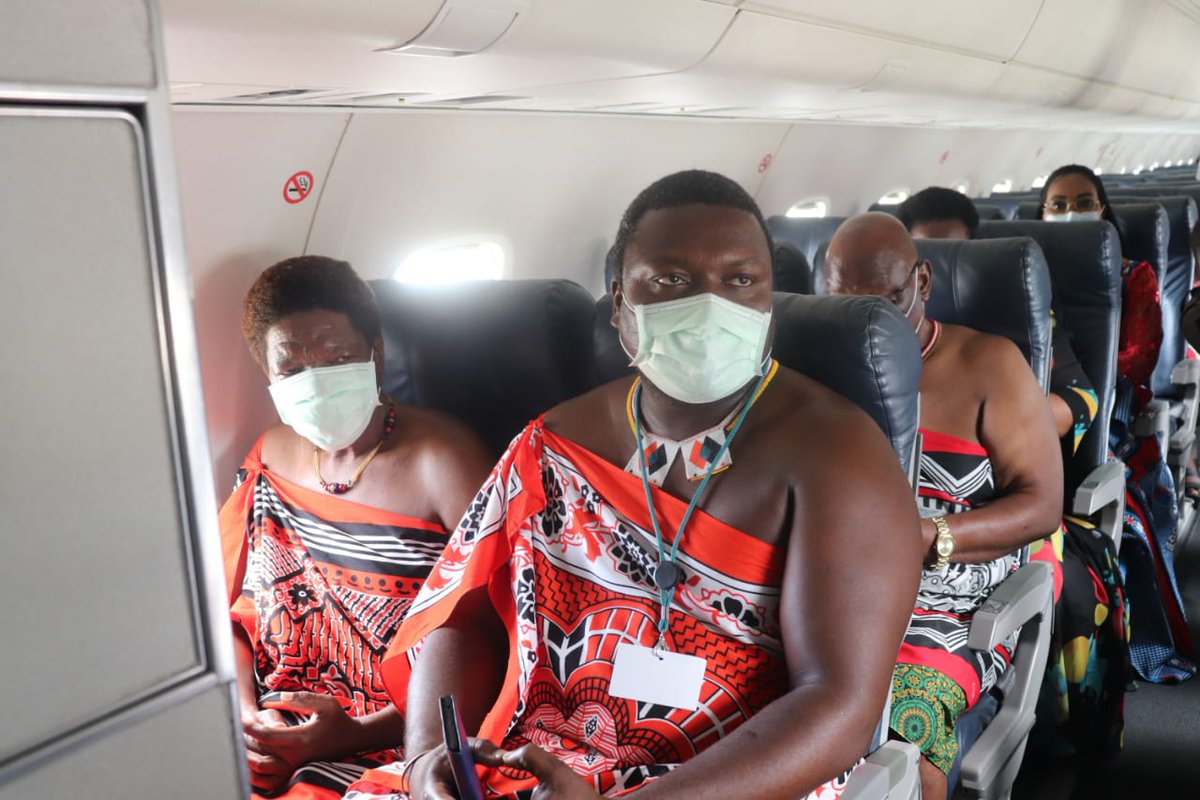 EswatiniGovern1's tweet photo. [PHOTOS]: Government receives the first of two aircraft bought by RENAC to revive the country's national airline. The revival of the national airline is expected to, among other things, create direct &amp; indirect employment opportunities for emaSwati &amp; improve tourism development. https://t.co/FbM8irORKT