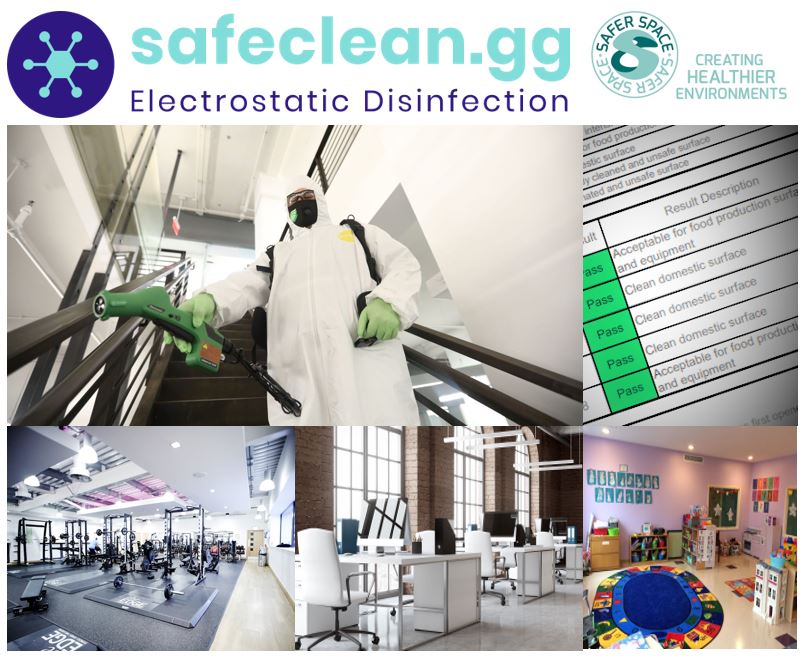 COVID cases remain high in the Bailiwick with 1000s of people off work & school isolating. Protect your environment & maintain business as usual. Our electrostatic disinfection combats all known viruses, bacteria & fungus. We can help you create a #healthierenvironment #BAU