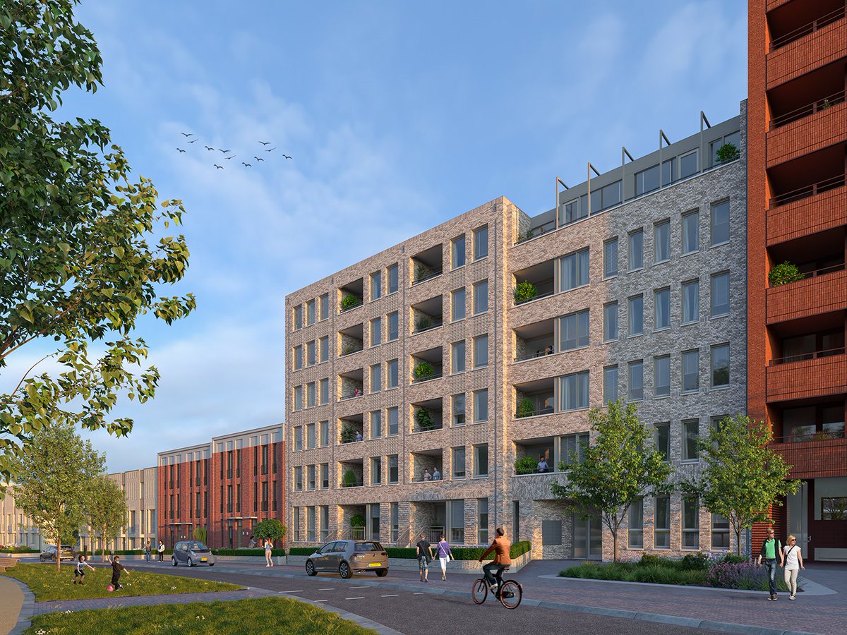 WADGL's tweet photo. Ook de bouw van de sociale huurwoningen aan de Groene Loper vordert goed! Richting het eind van dit jaar kunnen we ruim 120 nieuwe bewoners voor deze sociale huurwoningen aan de Groene Loper verwelkomen. 
@BallastNedamDev @LaudyBouw @Servatius_NL @wstmaasvallei @MijnGroeneLoper https://t.co/9Tff7G82wg