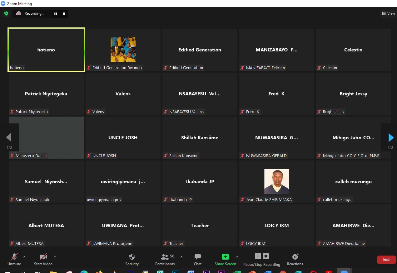 Edified Generation Rwanda. on Twitter: