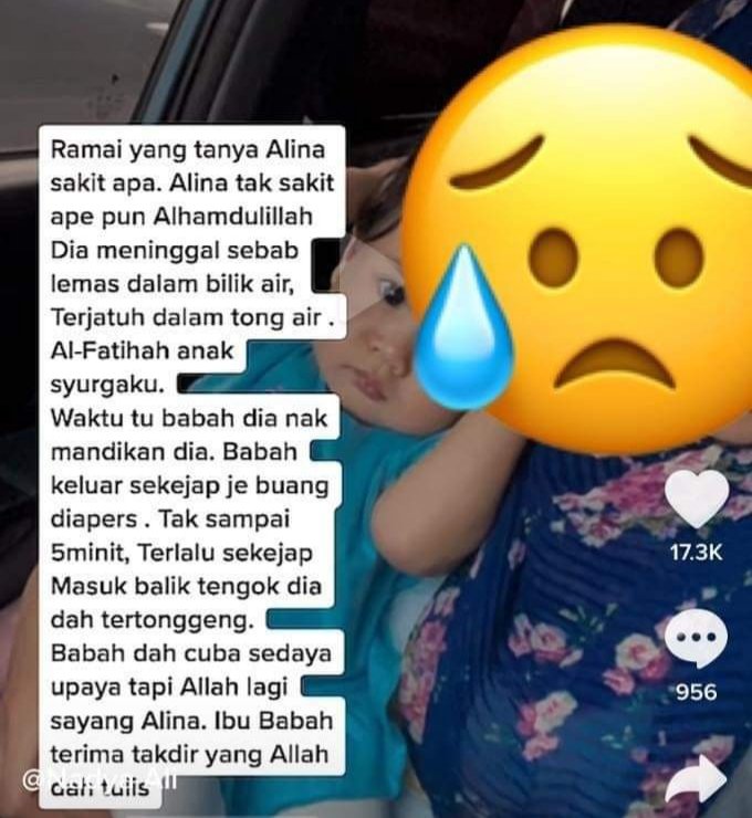 dr_chaku's tweet photo. Ibubapa kena tahu hal ini. Kanak-kanak boleh lemas di dalam air walaupun kedalamannya hanya 1 inci atau kurang daripada 2.5 sentimeter.

Infografik: https://t.co/RgMlz9l1uK https://t.co/r5Fm1ocdVM