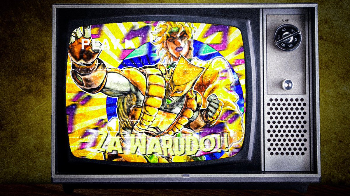 DownloaderChan1's tweet image. Treinamento no design do downzin
Dio - Za Warudo(The World)