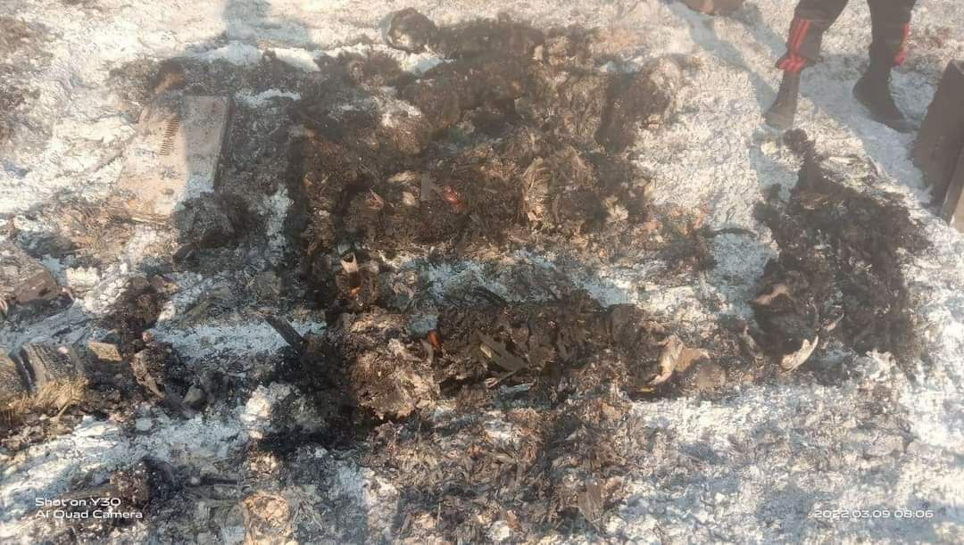 minn_robert's tweet photo. [Warning Graphic Content] 

Mar 8,2022/Burma

Junta troops burn to dead 8 IDPs who injured with their artillery attack in Yinmarbin Township,Sagaing Div.

The older one is age 93 women &amp; the younger is age 9 child

This's #WarCrimes Inte community mustn't ignore the situation 1/2 https://t.co/4oMff8HvlS
