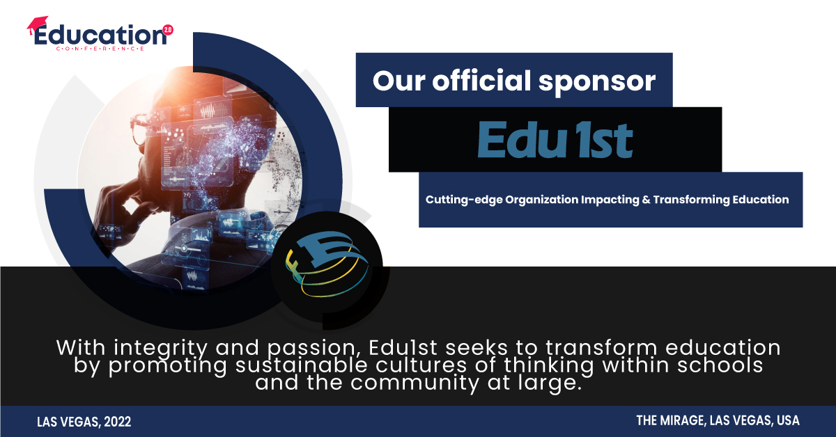 education2conf's tweet image. Connect with @Edu1stVESS a pioneering organization that promotes a culture of thinking that lasts. 

#EducationConference #Sponsor #EducationalModel #Education2Conf