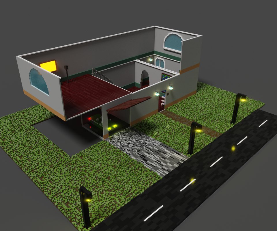 bazsir001's tweet photo. Thanks @Unbounded_Earth for making me explore #magicavoxel. Lots to learn π¨ #3D #learning #voxel https://t.co/VuXPWyTJIP