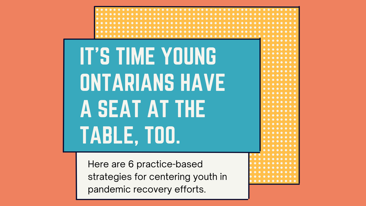 REXforYouth's tweet photo. 💭 How do we create a better post-pandemic world for youth?

🦠 Now that Ontario is reopening, it's time to reflect on how we can move into the #NewNormal without leaving youth behind. Here are 6 practice-based strategies for centering youth in pandemic recovery efforts. 

🧵 👇 https://t.co/kKH9mj6AuP