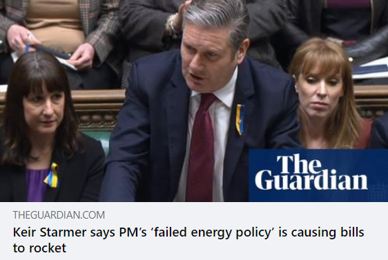 Labour leader calls for investment in nuclear, renewables and insulating homes to cut use of Russian oil and gas: theguardian.com/.../keir-starm…...