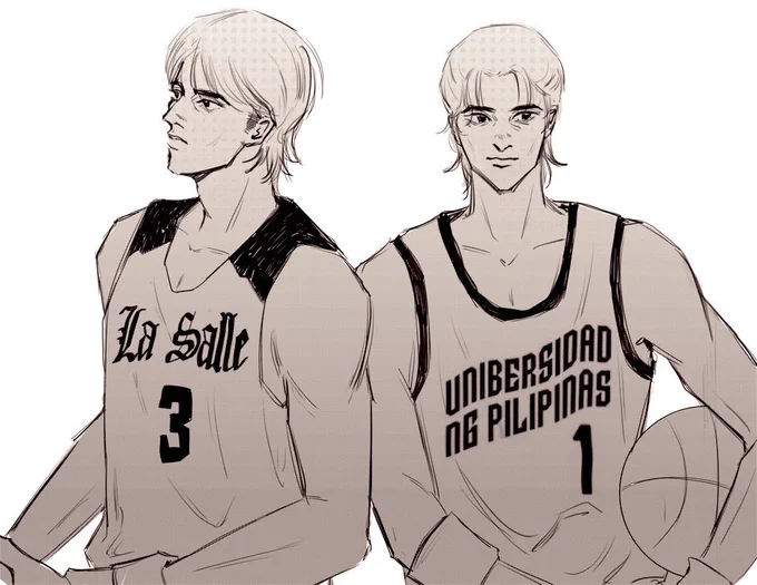 eren/jean as up/dlsu uaap basketball players ⛹🏻 #aot 