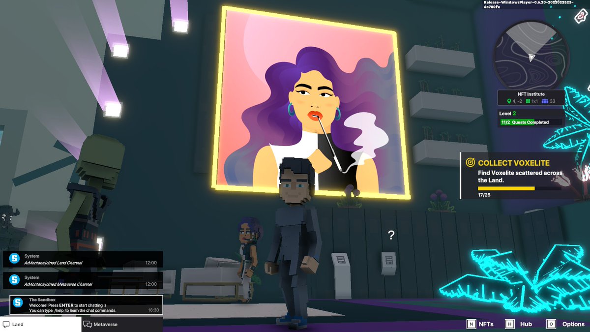 ar__monti's tweet photo. @TheSandboxGame @worldofwomennft I just participated in the daily #SandboxAlphaS2Contest for a chance to earn up to 1,000 $SAND! Starting March 7 - Selfie with WorldofWomen. Check out my screenshot below! 👇 #SandboxAlphaS2 https://t.co/KEwpomGsgc
