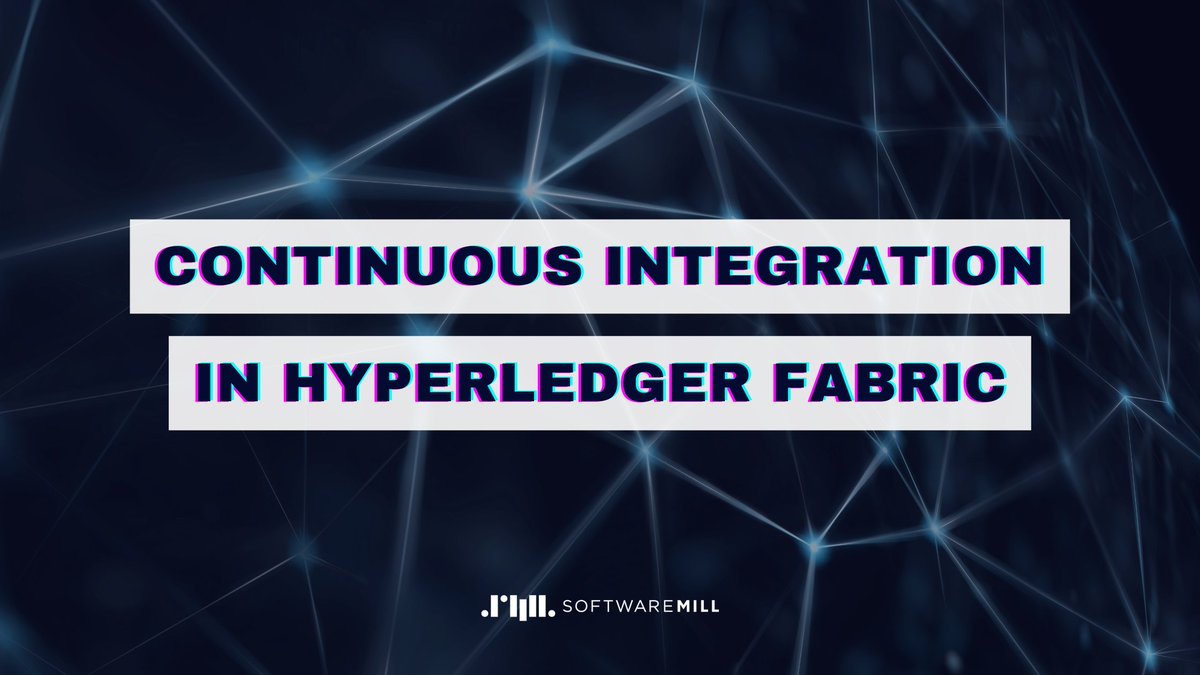softwaremill's tweet photo. Continuous Integration with #HyperledgerFabric? Yes, it's possible - in this article, we're sharing 3 samples for GitHub Actions: for a chaincode #developer, an app developer, and a #blockchain architect:
🔗 https://t.co/KC2fGX4wiZ
#privateblockchain #Fablo https://t.co/rMSW94jKKF