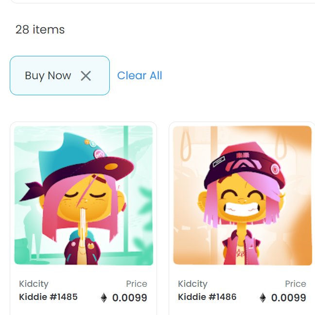 ‼️ <a href="/KidcityNFT/">Kidcity</a> supply on OS is running low... ‼️
Less than 30 kiddies available out of 2222...

And since the ⛽️ is low, this is the best time to grab the last ones !! 
👉opensea.io/collection/kid……
#NFT #NFTCommunity  #kid