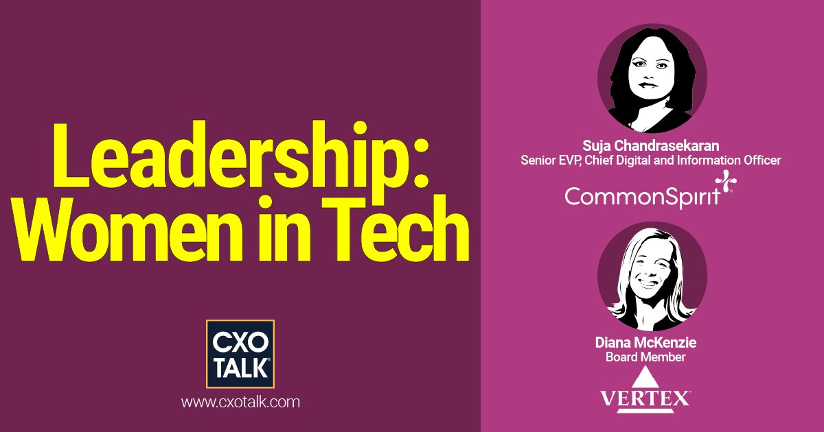 We all know breaking the bias is simply great for business. Please join us on Friday as we discuss what more we can - and indeed are doing to elevate talented women to leadership roles in technology. #breakthebias #IWD  #T200.org  #womenintech cxotalk.com/episode/leader…