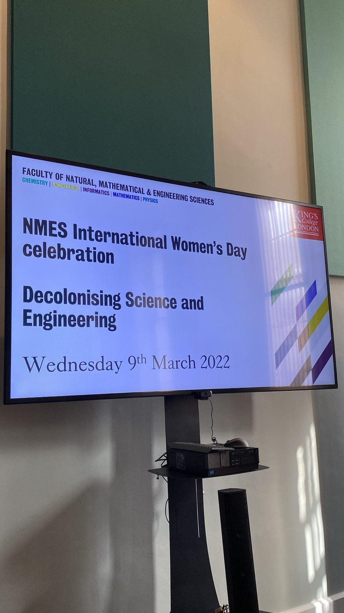 If you're on campus today, make sure to drop by at the NMES International Womxn's Day Celebration in the River Room in King's Building between 2pm and 3pm!