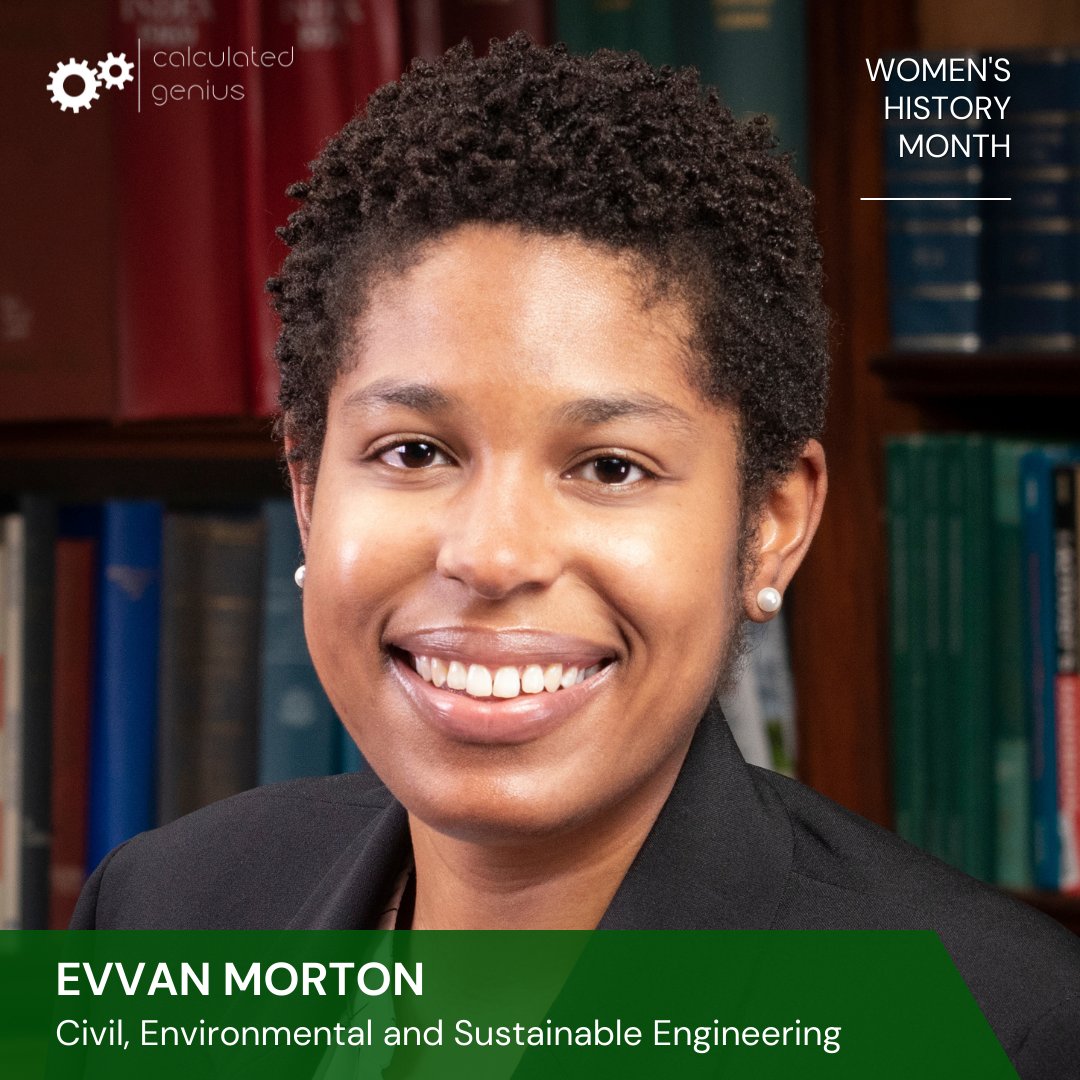 calcgeniuschi's tweet photo. Meet Evvan an AAAS Science &amp; Technology Policy Fellow at @ENERGY! She holds a PhD in Civil, Environmental &amp; Sustainable Engineering &amp; is passionate about finding solutions to solve climate change. Cofounder of @thebiogals #womenshistorymonth #womeninengineering #calculatedgenius https://t.co/zbrdk4QAxW