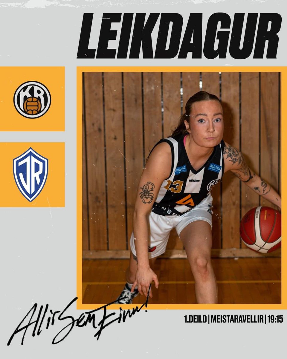 Stelpurnar leika gegn ÍR í kvöld klukkan 19:15 á Meistaravöllum! Við hvetjum alla til þess að mæta á leikinn og styðja stelpurnar til sigurs🏀

ÁFRAM KR! #allirsemeinn #karfan
