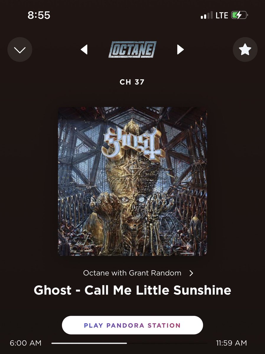 MetalMommaVA's tweet photo. #Impera is almost upon us!! Staying up to listen to the drop including this gem #CallMeLittleSunshine from @thebandGHOST 🎶🎶 Keep showing them all the ❤️ @SXMOctane 🤘🏻🔥 #Ghost #NewMusic #SisterOfSin #NewRock #LOG #GAM #GhostSweden #GrantRandomIsTits https://t.co/JFR6QgW7rU