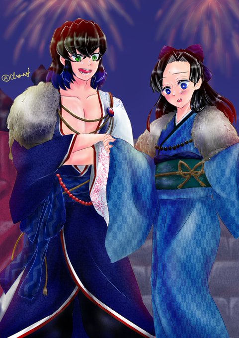 いももふさんがTwitterに投稿した嘴平伊之助(鬼滅の刃)のイラスト。
