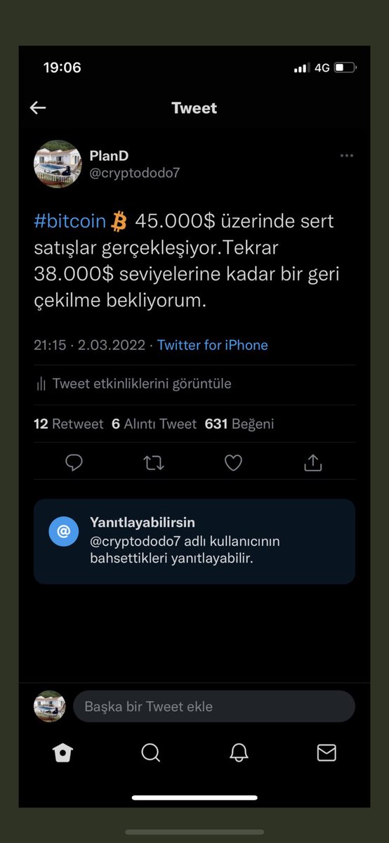 planD007's tweet photo. 45 günlük analiz tahminlerimiz başarılı birşekilde hedeflerini buldu..
✅34.000$ dan 45.700$’a 
✅45.700$ tekrar 34.000’a
✅45.000$’dan tekrar 38.000$’a
✅38.000$’dan 42.000$’a 
Bu kareye bir başarılı analiz daha eklemek istiyorum! https://t.co/YUqqIw9xgW