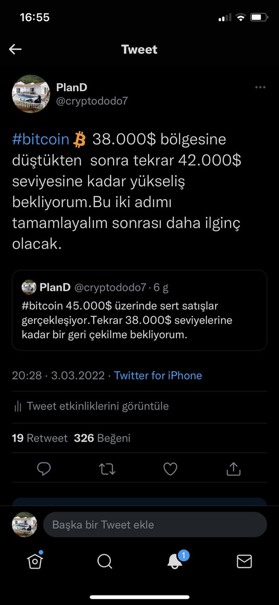 planD007's tweet photo. 45 günlük analiz tahminlerimiz başarılı birşekilde hedeflerini buldu..
✅34.000$ dan 45.700$’a 
✅45.700$ tekrar 34.000’a
✅45.000$’dan tekrar 38.000$’a
✅38.000$’dan 42.000$’a 
Bu kareye bir başarılı analiz daha eklemek istiyorum! https://t.co/YUqqIw9xgW
