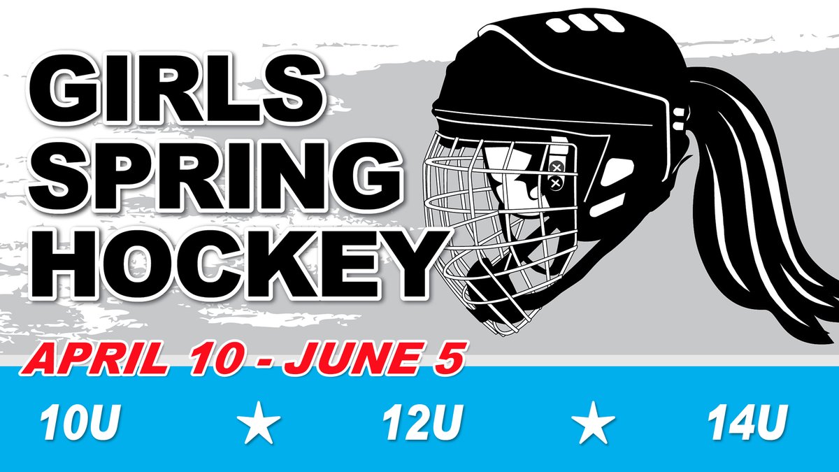 Girls Spring Hockey for 10U, 12U &amp; 14U runs April 10th - June 5th on Fridays and Sundays. There will be a mix of practice and games. Home games will be played at Suburban Ice Farmington Hills &amp; Novi Ice Arena.

Register today: suburbanicefarmingtonhills.com/page/show/3224…